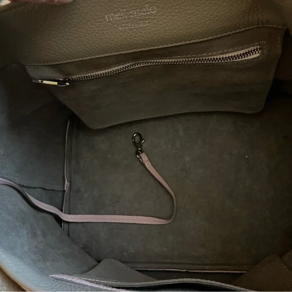 Meli Melo Dusty Pink Medium Thela Bag With Shoulder Strap